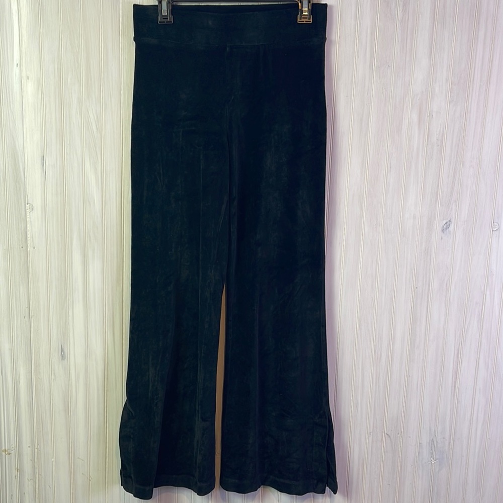 CALE VELOUR WIDE LEG SLIT SMALL